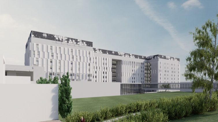 KYS Uusi sydän -sairaalahankkeen toisen vaiheen betonielementit Consolis Parmalta KYS Uusi sydän -sairaalahankkeen toisen vaiheen betonielementit Consolis Parmalta
