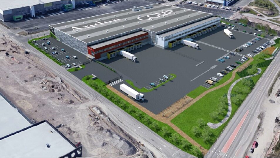 K3 Logistics North logistiikkarakennuksen elementit Consolis Parmalta