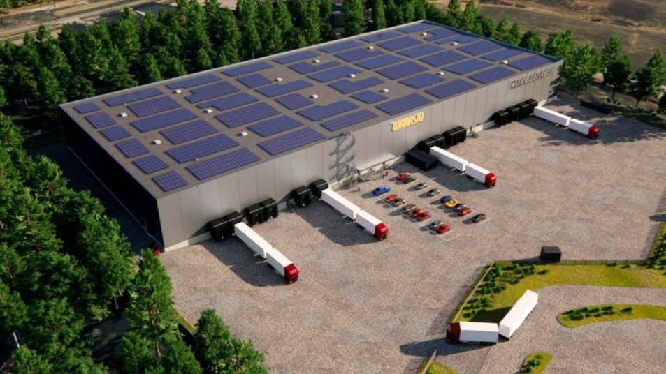 Logicentersin logistiikkarakennukseen vähähiiliset betonielementit Consolis Parmalta Logicentersin logistiikkarakennukseen vähähiiliset betonielementit Consolis Parmalta