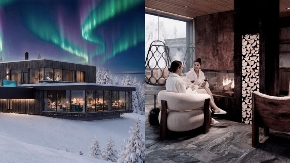 Eksoottisen Skyview Igloo Resortin laajennukseen Consolis Parman ontelolaatat